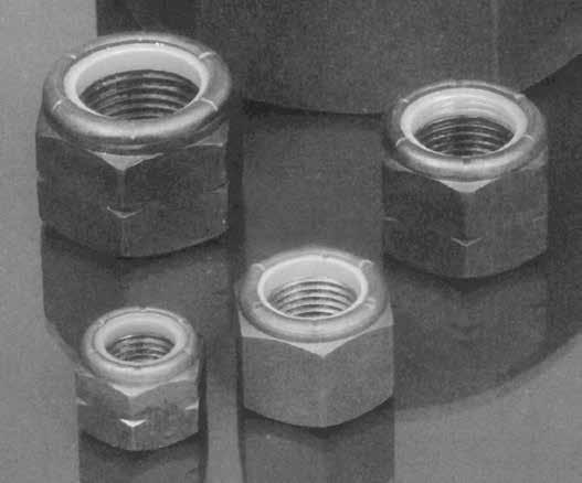 207 NYLON INSERT LOCKING NUTS Manufactured from the finest quality steel and heat treated to offer superior strength, Hercules Sealing Products locking nuts with nylon inserts are specifically