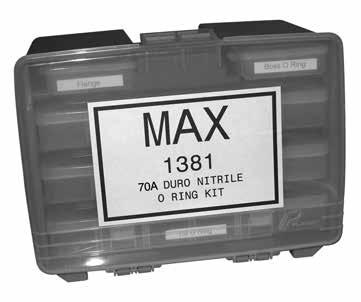 232 O-RING KITS MAX O-RING KIT Part Number: MAX 1381 KIT : $463.71 Part Number: MAX 1381 KIT-90D : $468.