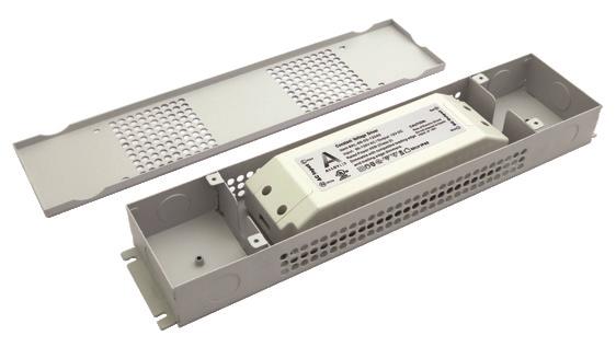 Compatible Power Supplies (sold separately) Alloy LED Primavolt Dimmable Power Supplies w/etl Listed Junction Box Smooth dimming using forward-phase