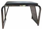 SHOE BENCH Bench with 2 Mirrors. Chrome legs with bench seat. 504TFS 19"H x 30"W x 14"D $139.