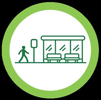 Improving bus stops and shelters Together with improved service, better bus stops and shelters will make using transit easier