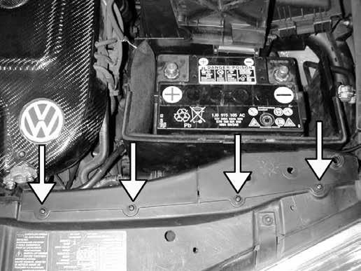 3. Installation of AEM intake system. a. When installing the intake system, do not completely tighten the hose clamps or mounting hardware until instructed to do so. b.