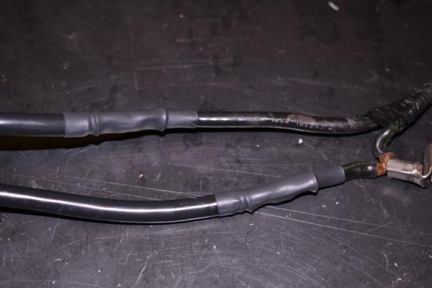 Note: make sure to cut the heat shrink to length and slide it on to the cable