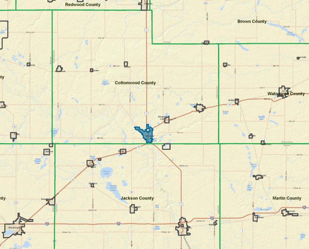 Community Overview Map 2 Windom Regional