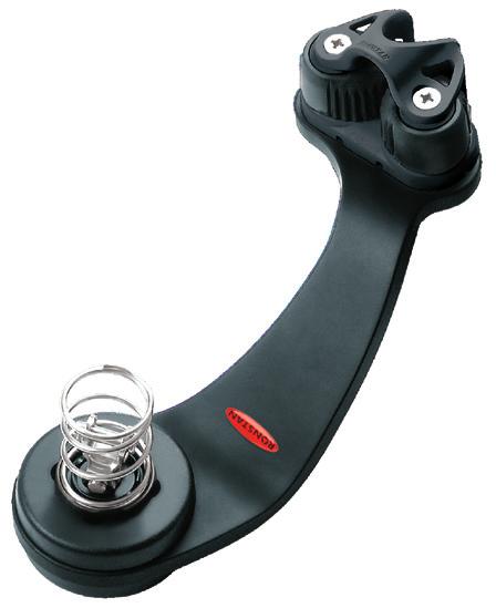 An adjustable ratchet in the RF7 base allows the cleatin arm to remain in its most recently used position.