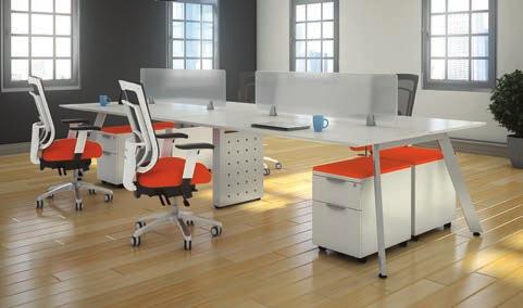 49 each (See page 19) E15 Eight Person Team Station With Storage (2 Shown) 288 x 142 x 30 D Work Surface 6784 (848 per person)