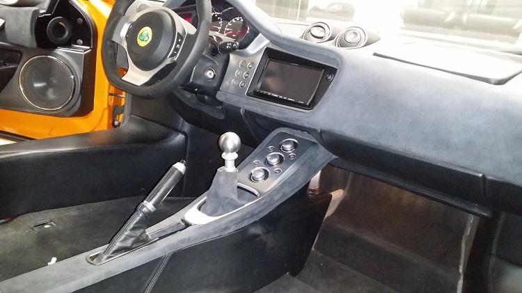 Install console trim panels a.