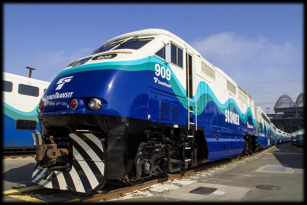 passenger cars for ST s Sounder South line, serving Pierce and