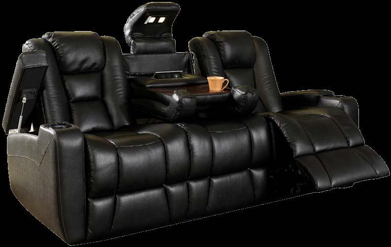 SOFA EVOLUTION LOVESEAT & SOFA FEATURES Refrigerated Cup