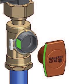 Operation Shut-off The control knob () opens and closes the ball valve.