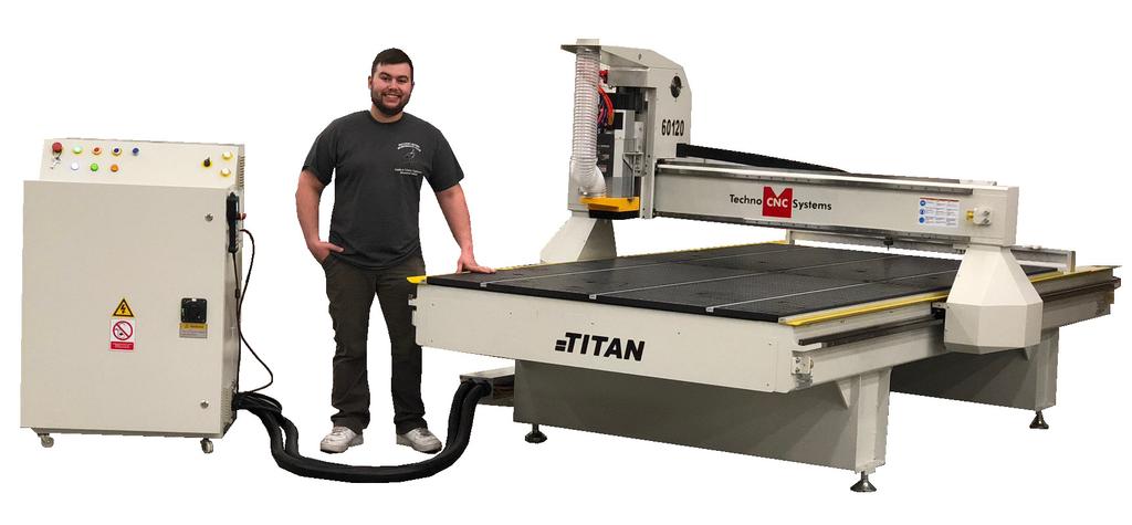 TITAN SERIES CNC ROUTER The Titan Series CNC Router is manufactured using the highest quality
