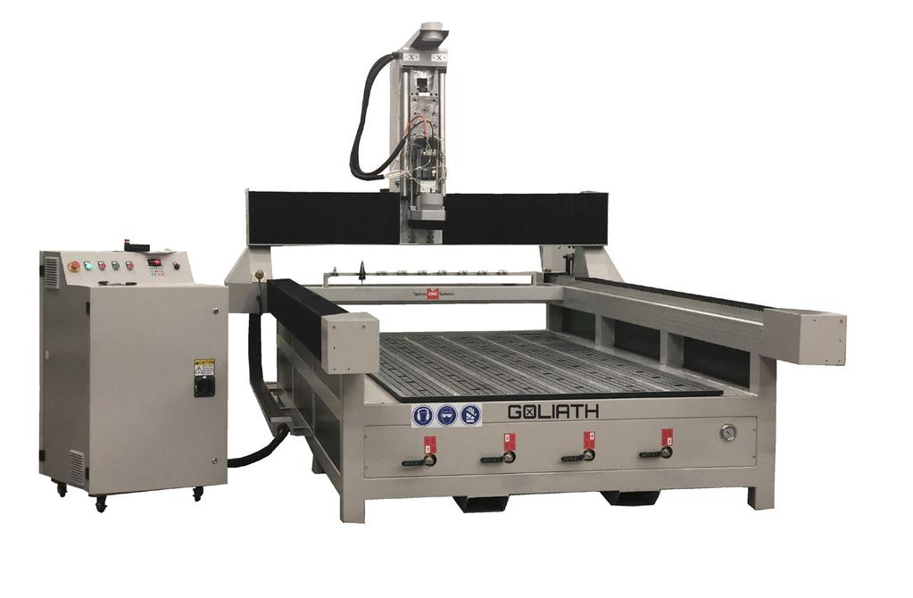 SERIES CNC ROUTER Techno CNC System s Goliath CNC router is
