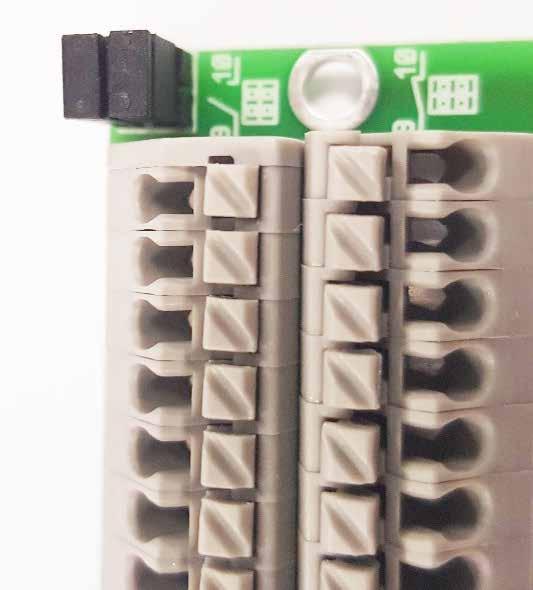 The status of the switch can then be monitored via pins 8 and 11. Wire Type Solid Wire / Stranded Wire Size 20-14 AWG (0.52 2.1mm2) Strip Length 7.5-8.