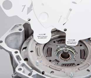 Select template Note: To remove the clutch from the hollow shaft, it must be positioned correctly in the