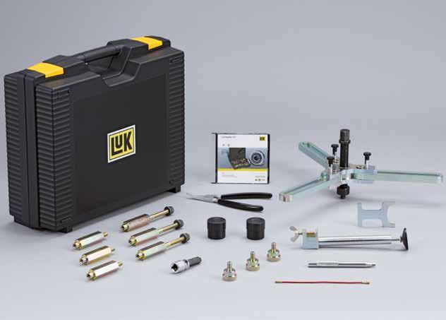 3 Description and scope of delivery for LuK special tools 3.1 Basic tool kit The basic tool kit (part no. 400 0418 10) forms the basis of the modular tool system.