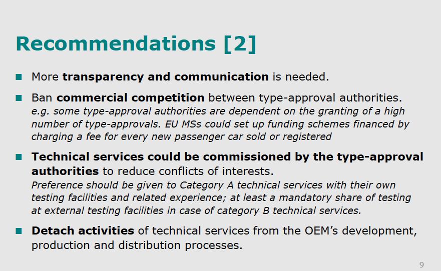 COMMENTS TO EMIS REPORT Agreed Competition drives business to the best qualified. Better controls needed.