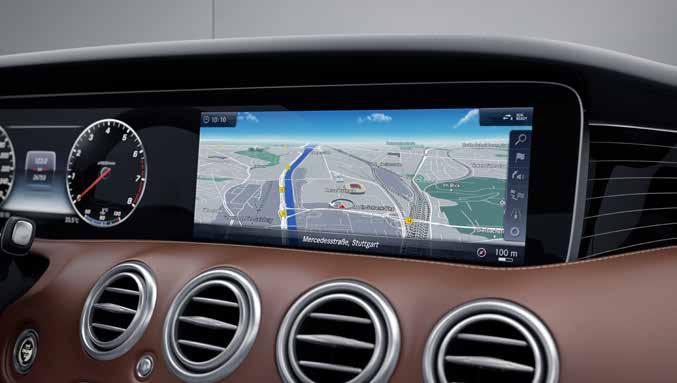 16 Head-up Display.* Key driver information at a glance, without the driver having to take their eyes off the road: the Head-up Display projects a virtual image, approx.