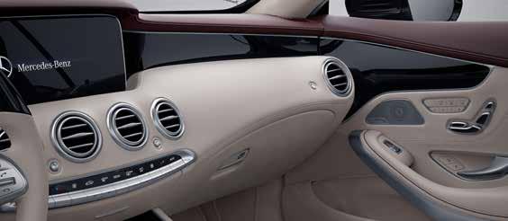designo.* 25 Design, comfort, safety and motoring pleasure the S-Class Coupé is supremely impressive in every discipline.