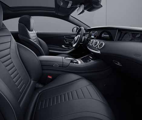 28 S-Class Coupé AMG Line interior equipment AMG floor mats with "AMG" lettering AMG sports