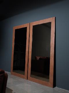 2 x MIRRORS 7MR104 cm 100x200h with frame covered in