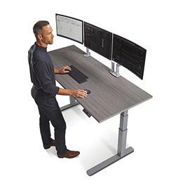 adjustable standing desk converter securely mounts to your