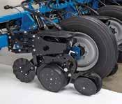 12" Row Unit Travel ensures ideal seed depth in varying terrains 3.