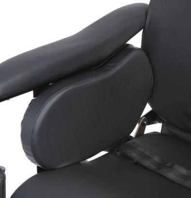 TRUNK SUPPORT Height and angle adjustable, ensuring user s individualized comfort Padded cushion support provides added comfort for the user Secures the