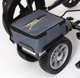 5kph (4mph)* Travels up to 16km (10 miles) on a full battery charge* The powerstroll can easily be fitted or removed within seconds** The excellent PG S-Drives