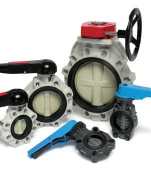 BUTTERFLY VALVES These highly versatile valves can be used for simple on/off service but also for processes requiring precise throttling.