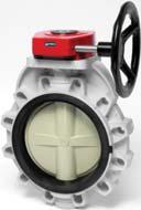 Unlike other plastic butterfly valves, these valves feature stainless steel lugs permanently anchored in the body of the valve.