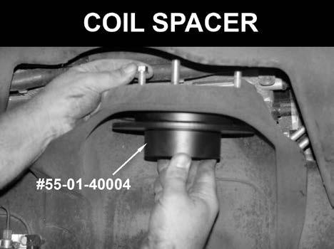 FORM #40004.02-022609 PRINTED IN U.S.A. PAGE 3 OF 5 coil spring. Retain the factory rubber coil spring isolator, but discard the factory metal ring and attaching nuts.