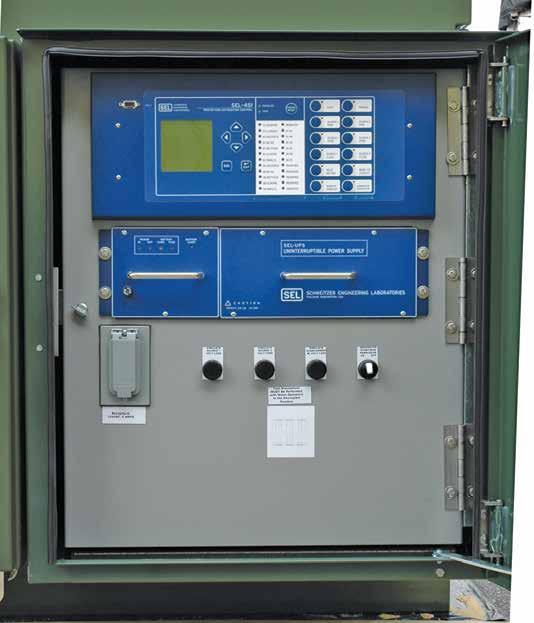 Auxiliary Components & Capabilities The Federal Pacific automatic-transfer scheme includes a UPS (uninterruptable power supply), test function capabilities and an electrical outlet.