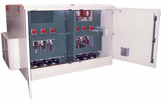 Vacuum Interrupter 2 3 4 5 10 1 17 7 6 9 8 16 15 13 14 12 11 Figure 15. Load-Feeder Termination Compartments of Vacuum Fault-Interrupter Protected Ways. 1. Compartments Provide Access To Manual-Operating Handles Of Vacuum Interrupters 2.