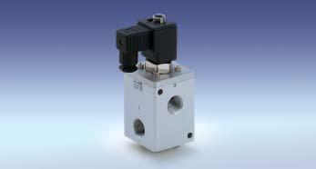 Pilot operated 3 port solenoid valve VCH4 (Normally