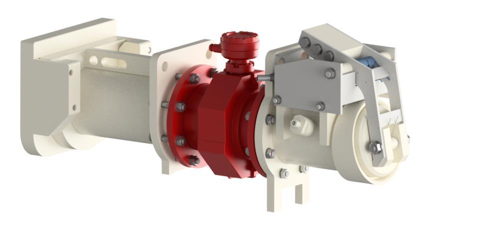 Technical structure Control valve combined with full flow measurement example of