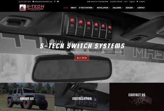 SIMPLICITY IN DESIGN S-TECH Switch Systems simplicity offers reliable results.