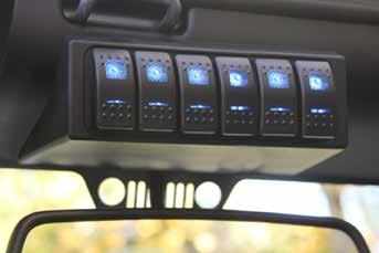 JEEP SWITCH SYSTEMS JEEP JK 07-18 S-TECH 6 Switch System Six (6) Dual LED Rocker Switches Eight