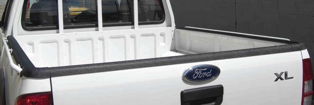 Ford Ranger 2006~ Dual Cab XL Bed Rail Caps. UV Stable, ABS Material.