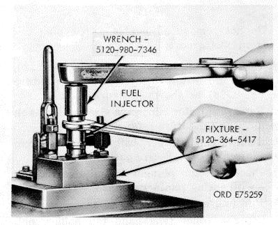 Figure 3-49. Fuel injector PT (type C) Figure 3-52. Plunger seat pattern. Figure 3-50. Injector cup-removal/installation.