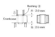 3- ENGINE BUSHINGS Using two steel tubes of appropriate size