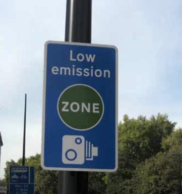 Low Emission Zones Limit access to a specific areas (e.g.
