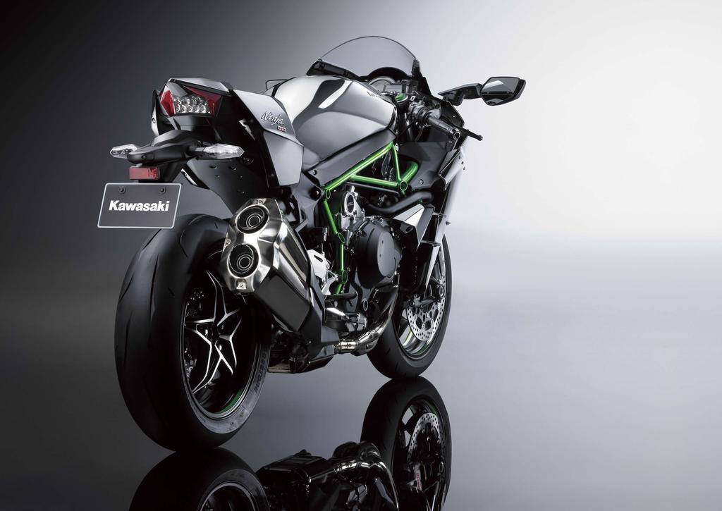 Development pursued two paths. The first was a closedcourse model (Ninja H2R) that allowed an unadulterated pursuit of performance free of the limitations that street riding would impose.