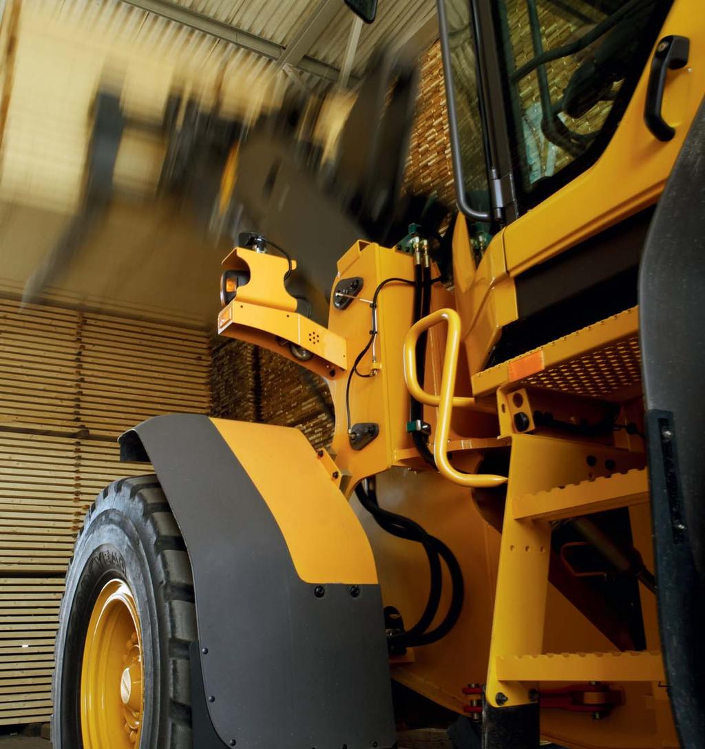 The right power, regardless of engine rpm Volvo s wheel loaders feature an intelligent load-sensing hydraulic system, providing exact distribution of