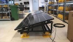 solar panels POWER BANK CAPACITY: 2640 W Stores solar energy and powers airport infrastructure connected to
