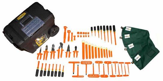 The Eagle Eye insulated tools are offered in six different kits for a variety of applications from battery and UPS maintenance, to telecommunications and general electrical work. Due to OSHA 1910.