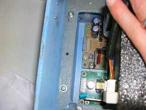 Check if Power switch assy box is not set upside down.