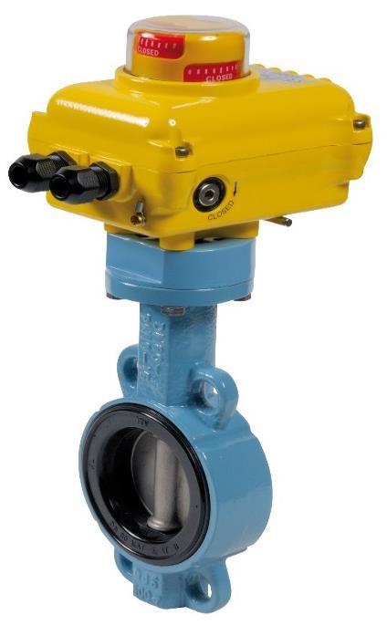 1150-1183 BUTTERFLY VALVES + SA ACTUATOR FEATURES 1150-1183 butterfly valves are intended for the automatic opening /closing of very diverse fluid pipes. The valve body is made of GS cast iron.