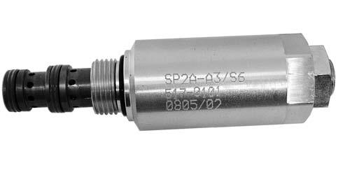 Directly Operated Pressure Reducing Valves SP2A-A3 HA 543 05/204 3/4-6 UNF p max 350 bar (5076 PSI) Q max 20 L/min (5.