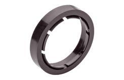 Screw joints with union nut 50 Aluminum black anodized/plastic (brass/plastic) seal ring 10 - For metric threads - Material PA - Temperature range 14 to 140 F (-10 to +60 C) - Working pressure range
