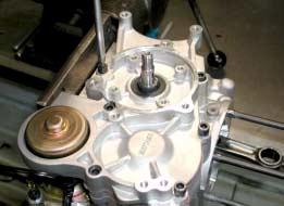 - POSITION COVER BY INSERTING STARTER END IN THE PROPER SEAT.